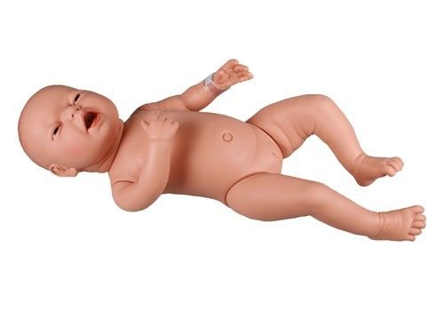 Bambola neonata per pratica cambio pannolino, femmina